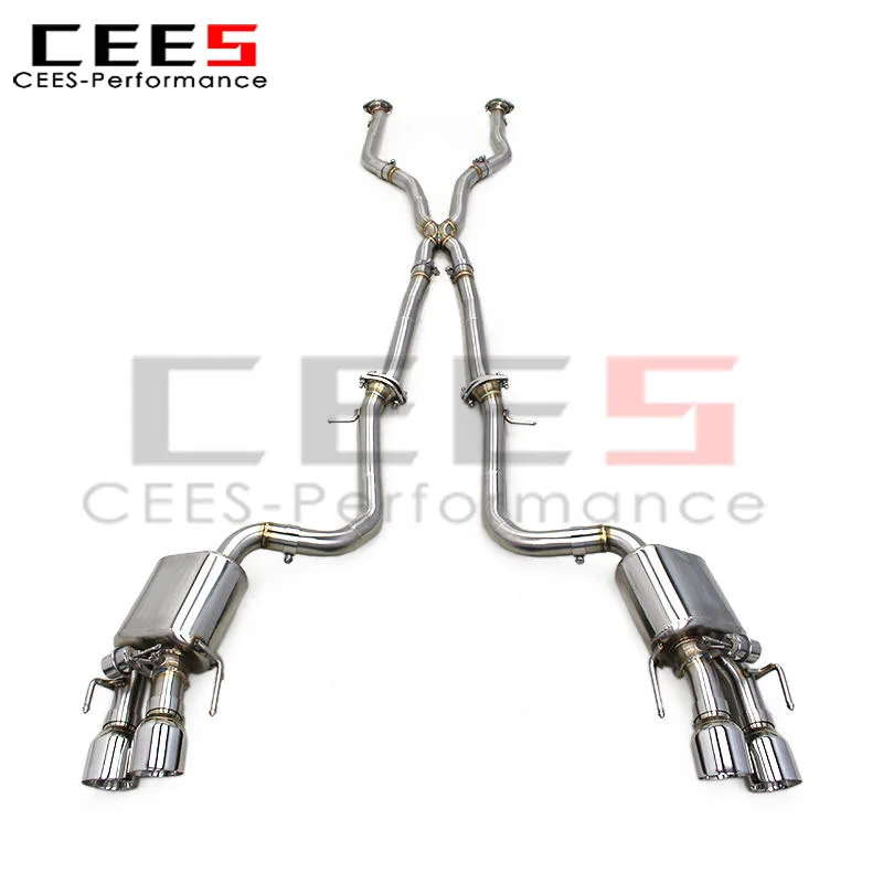 CEES Escape cat-back con válvula para Lexus RC F 5.0 V8
