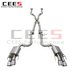 CEES Escape cat-back con válvula para Lexus RC F 5.0 V8