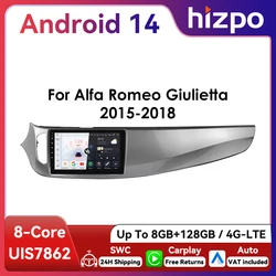 Hizpo Radio CarPlay y Android Auto para Alfa Romeo Giulietta