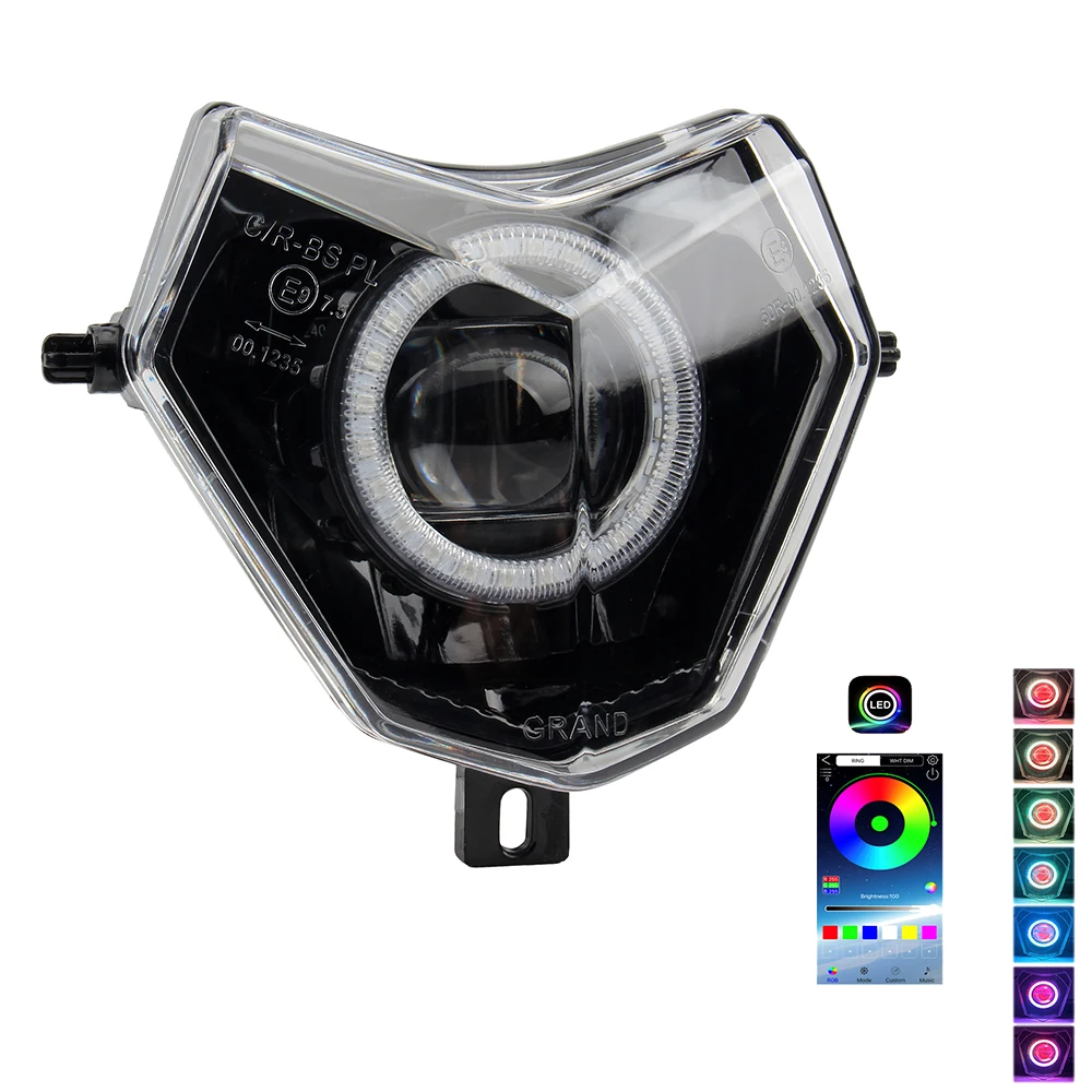 Anillo LED inteligente Bluetooth para moto Sherco Dirt Bike - imagen 5
