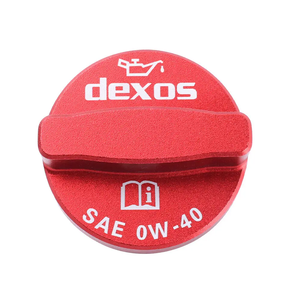 Juego de tapas de aceite y cubierta de radiador rojo para Corvette C8