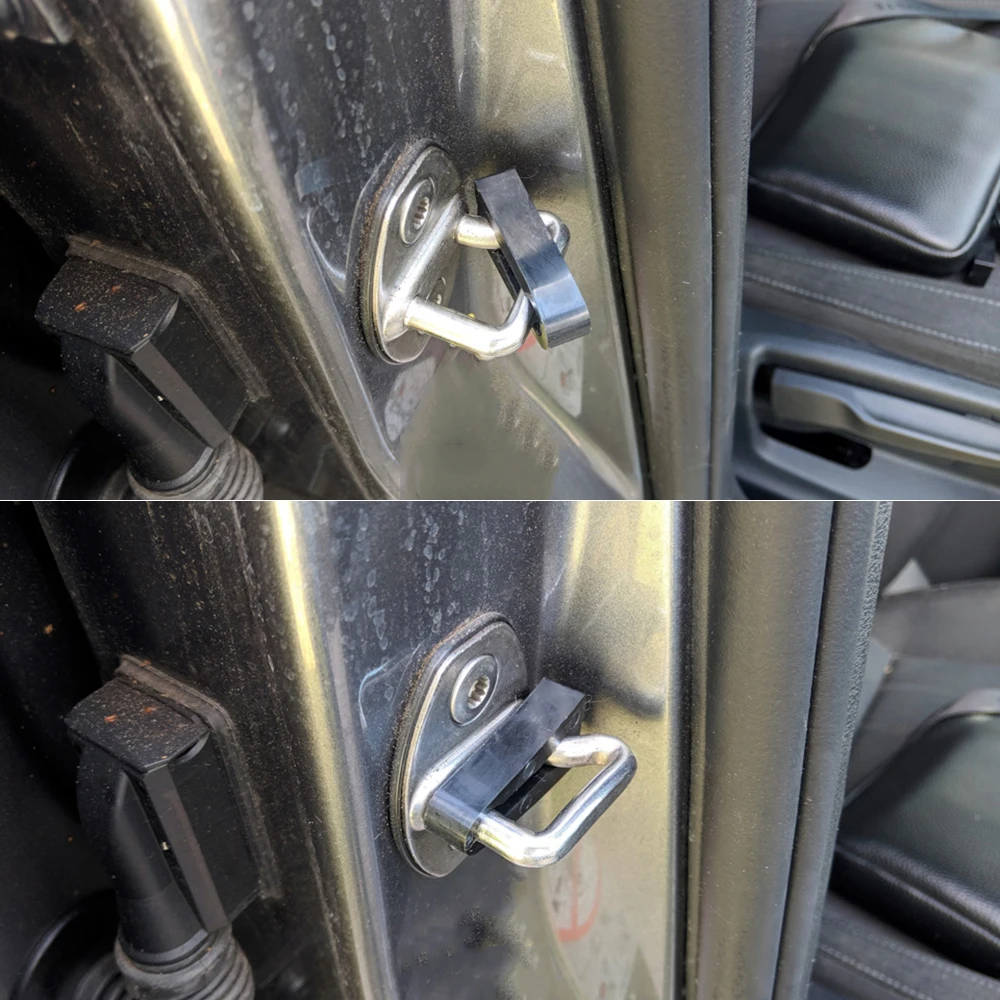 Amortiguador de sonido de coche, amortiguador de bloqueo de puerta para Audi Q7 4L 4M 2006 2007 2008 2009 2010 2011 2012 2013 - 2019 - imagen 5