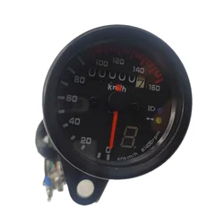 Cuadro de instrumentos universal retro para moto con tacómetro