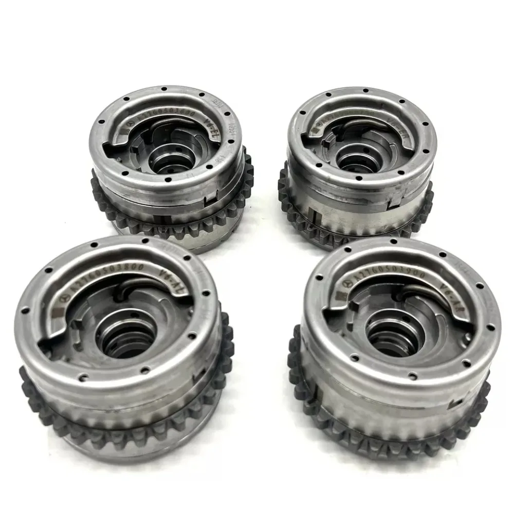 4x ajustadores de árbol de levas de admisión + kit de escape compatible con 3.0 3.5L V6 para Mercedes Benz W222 W166 E350 C350 CLS400 GLE350 M276 3,0 3.5L 12-18 - imagen 2