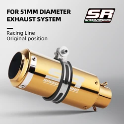 Silenciador de escape universal acero inoxidable – Motos Cross ATV
