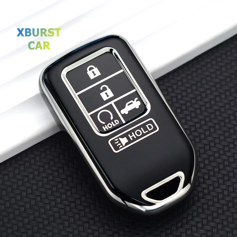 Funda TPU llave 5 botones para Honda Civic Accord CR-V HR-V 2018-2022