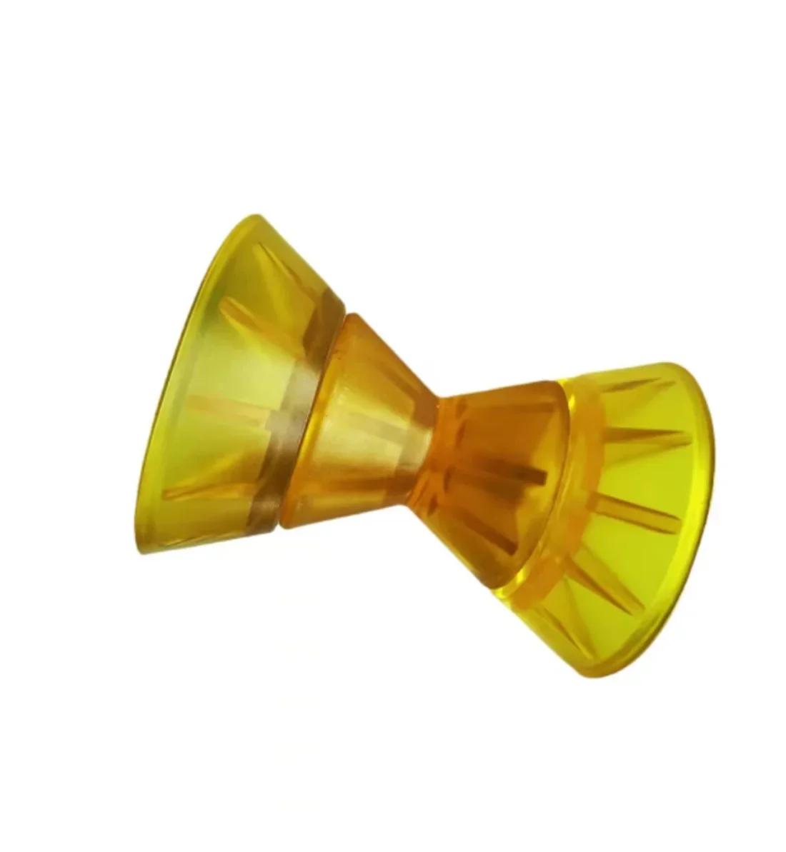 Rodillo de arco PVC amarillo para remolque barco y autocaravana - imagen 3