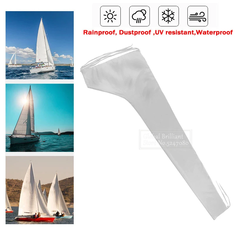 Cubierta de barco marino plateada anti-UV impermeable antiviento - imagen 2