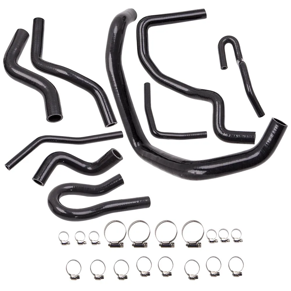 9x manguera de refrigerante de radiador de silicona para Honda Civic D15 D16 EG EK 1992 1993-2000