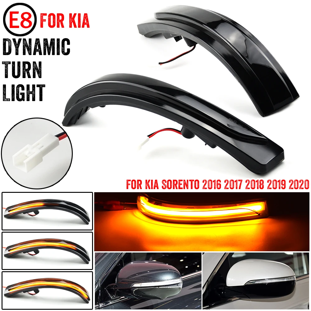 Kit intermitente LED dinámico Kia Sorento 2016-2020 retrovisor lateral