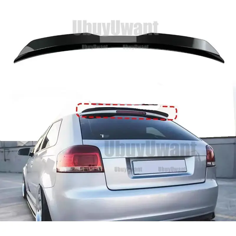 Alerón trasero extensión de labio Audi A3 8P FL 2003-2012 Hatchback - imagen 2