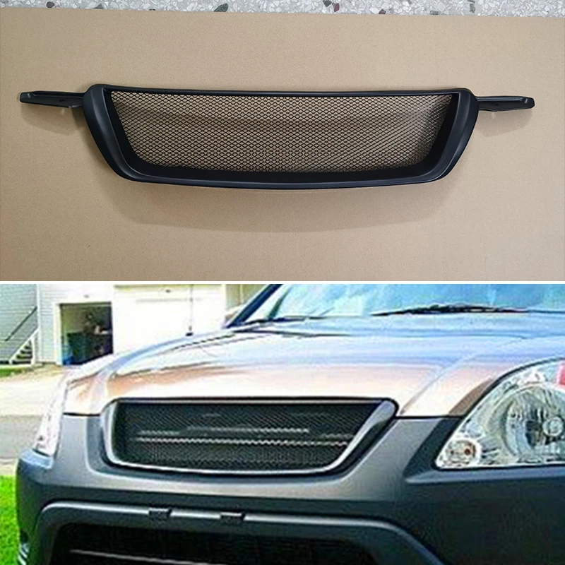 Parrilla delantera FRP negra mate deportiva Honda CR-V 2001-2004