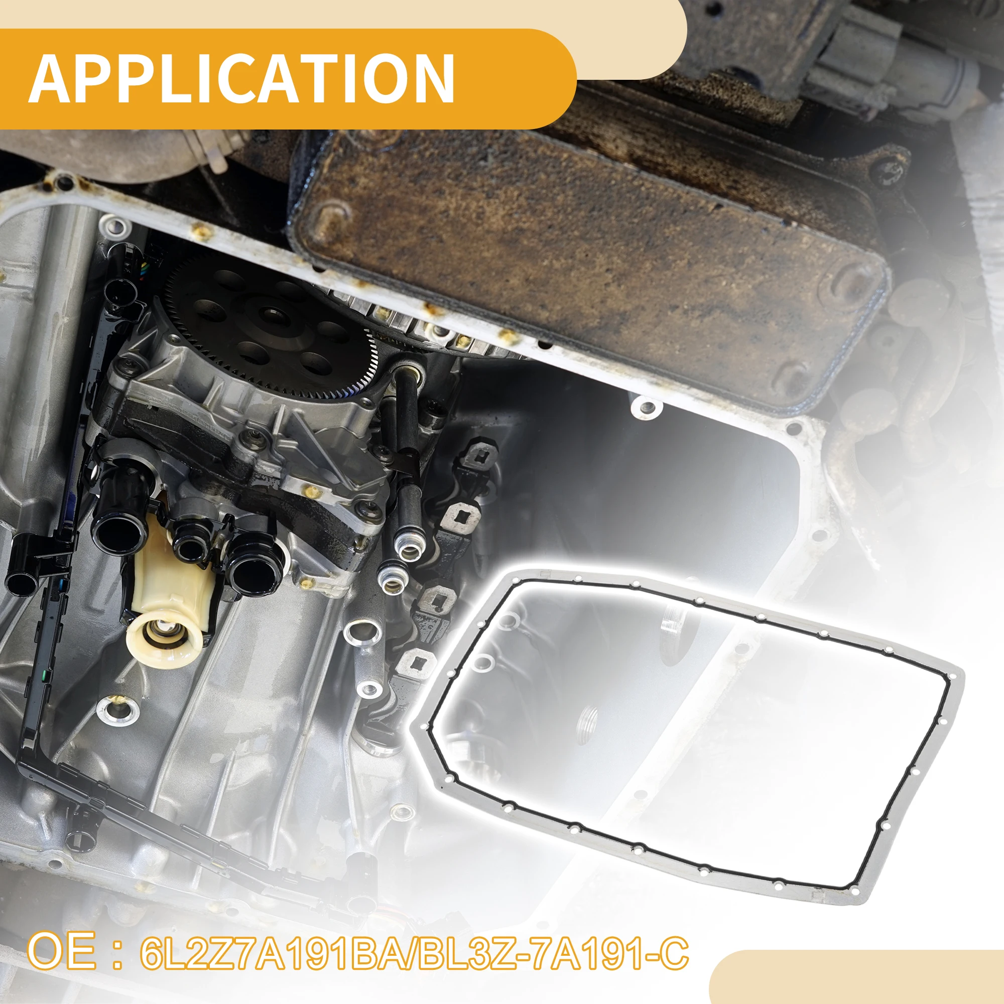 Autohaux 6L2Z7A191BA junta cárter aceite transmisión F-150/Expedition - imagen 3