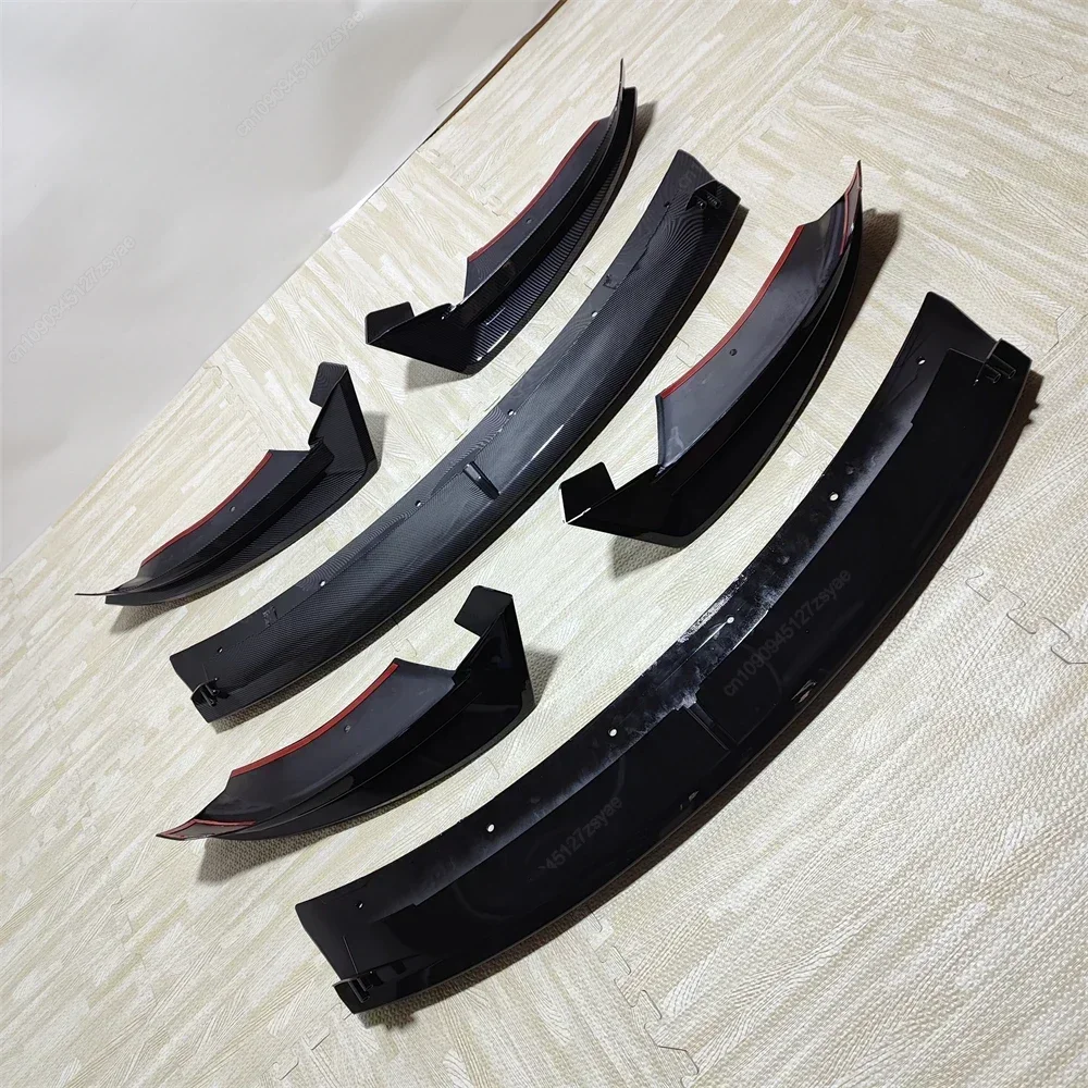 Difusor divisor de alerón de barbilla para parachoques delantero de coche, para Tesla Model 3 Highland 2024, Kit de carrocería con apariencia de carbono/negro brillante, sintonización - imagen 4