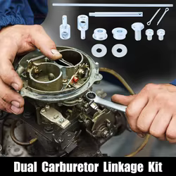 Kit Enlace Carburador Dual X Autohaux para Holley Demon Edelbrock Carter