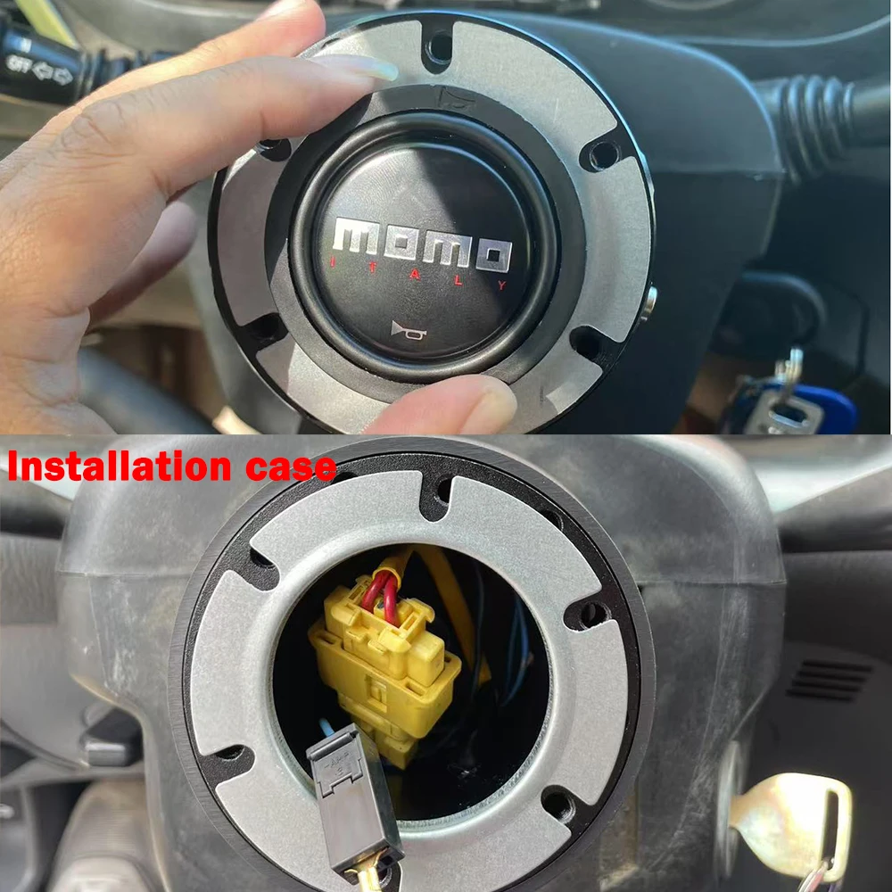 Anillo retención botón bocina 70mm para volante MOMO NRG OMP SPARCO - imagen 2