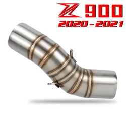 Eslabón de escape slip-on para Kawasaki Z900 2020-2022