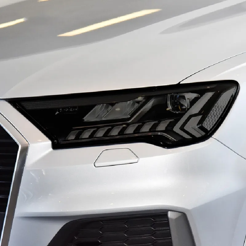Película tintado faros Audi Q7 4M 2016-2020 lámina TPU adhesiva negra