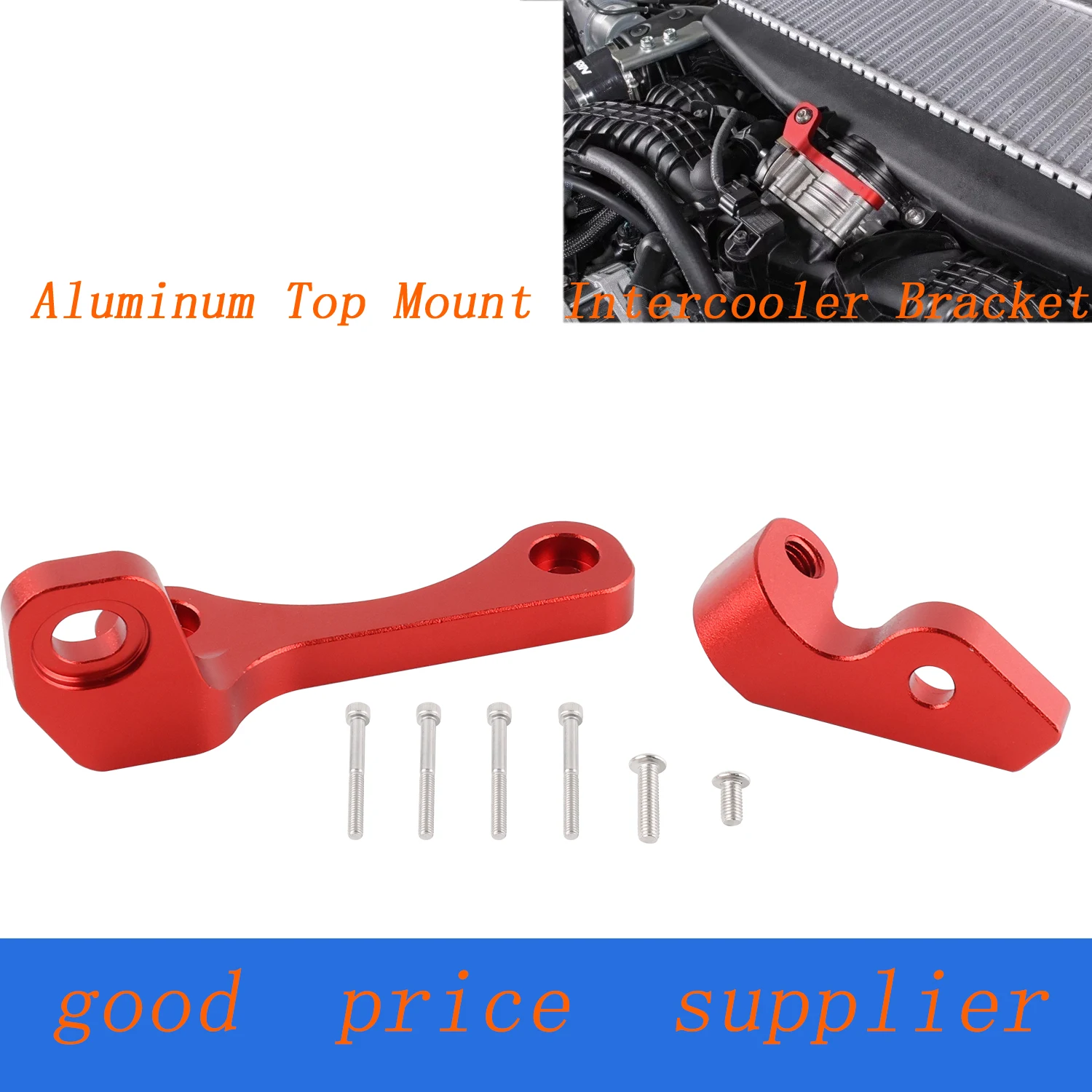 Soporte superior de intercooler de aluminio para Subaru WRX 2022-2023