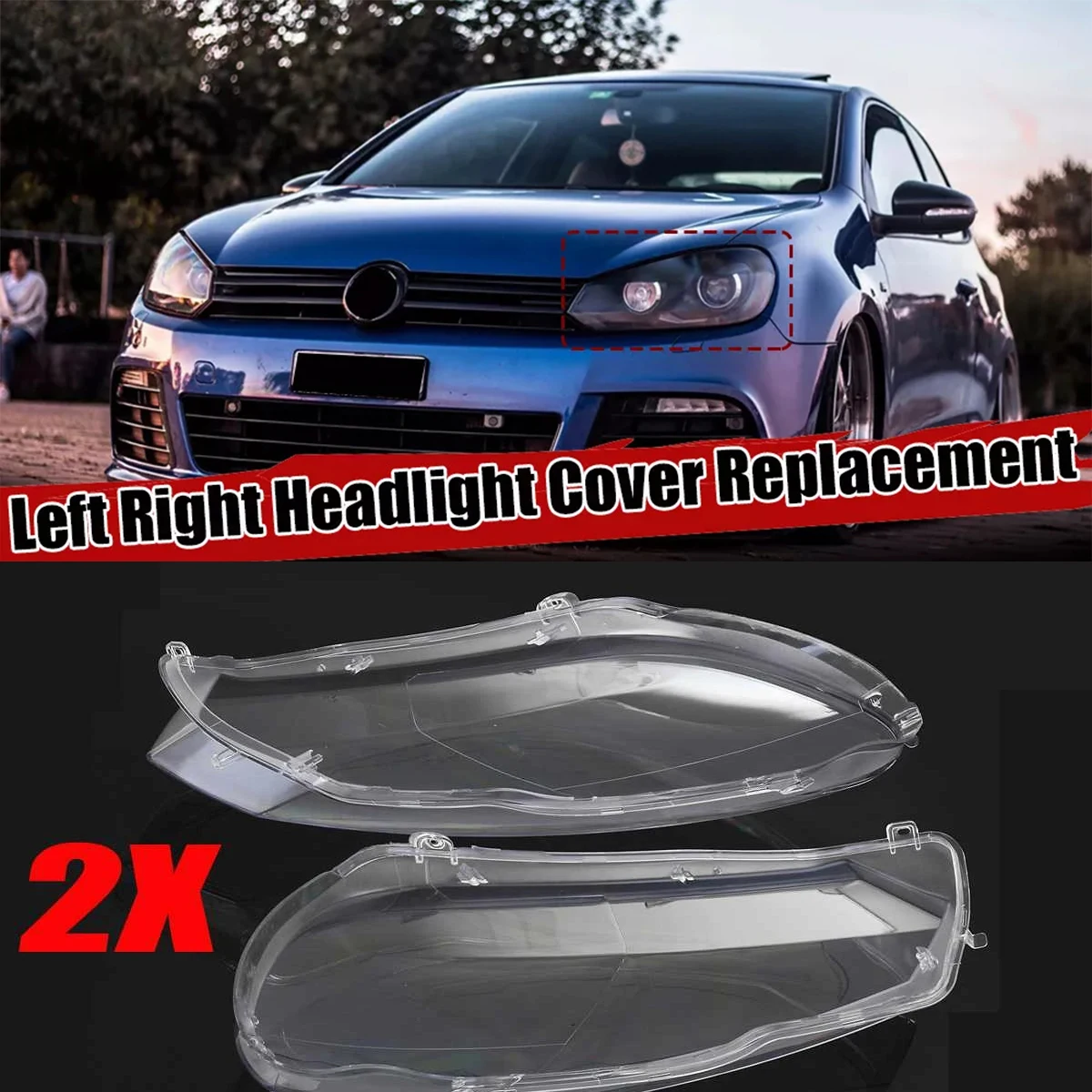 Faros delantero Volkswagen Golf VI GTI 2010-2014