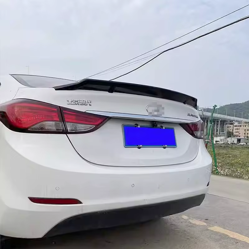 Alerón trasero estilo R para Hyundai Elantra 2012-2015 – Kit ABS - imagen 3