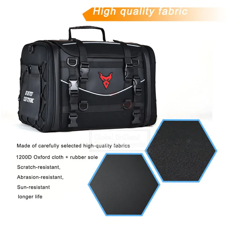 Bolsa impermeable para asiento trasero de moto Motocross resistente - imagen 4