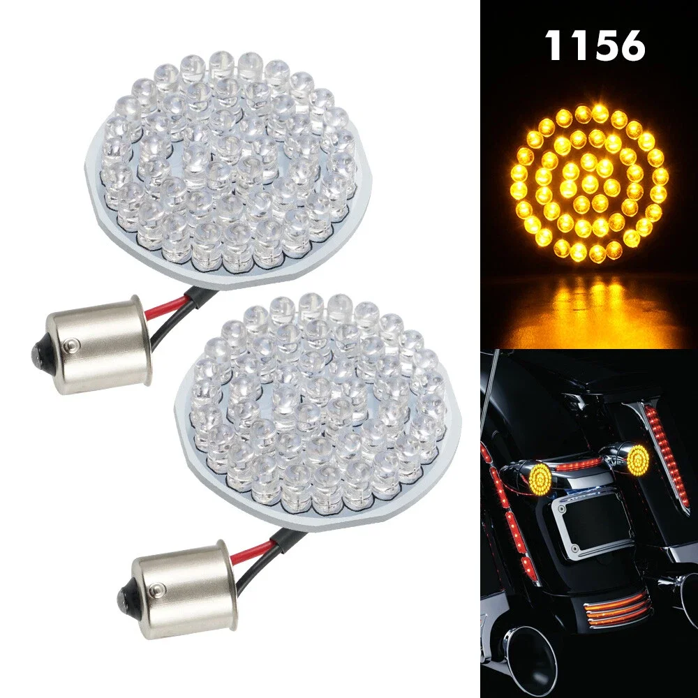 Bombilla LED 1156 ámbar para intermitente – Harley Touring Fat Boy