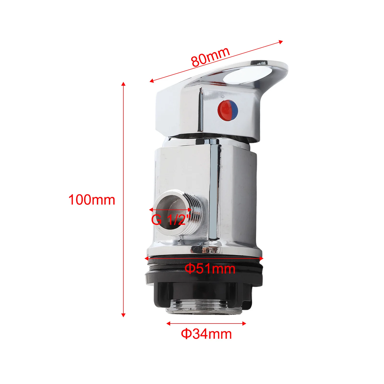 Grifo mezclador de ducha con colas inox – Campervan y RV - imagen 2