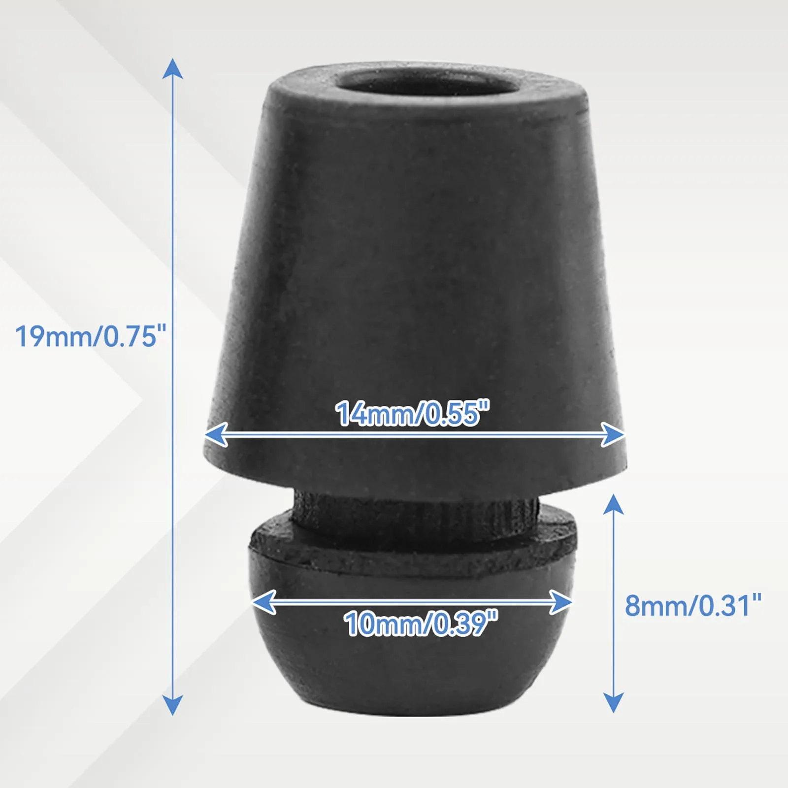Topes de goma para puertas de coche Hyundai Elantra, Sonata y Accent - imagen 4