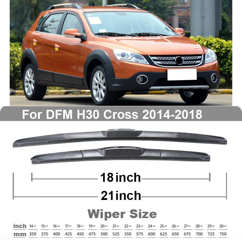 Escobillas limpiaparabrisas para Dongfeng DFM H30 Cross 2014-2016 - imagen 3