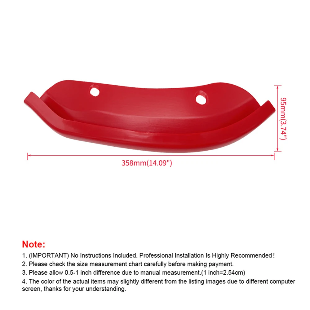 Protector divisor frontal Voodonala para Dodge Challenger Hellcat Widebody 2015-2021 - imagen 2