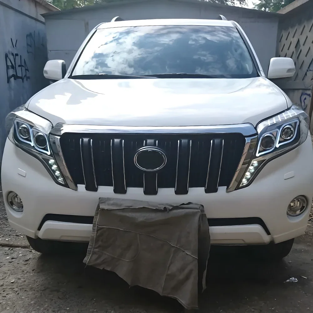 Faros LED delanteros con Angel Eyes y proyector para Toyota Prado 2014-2017 - imagen 4