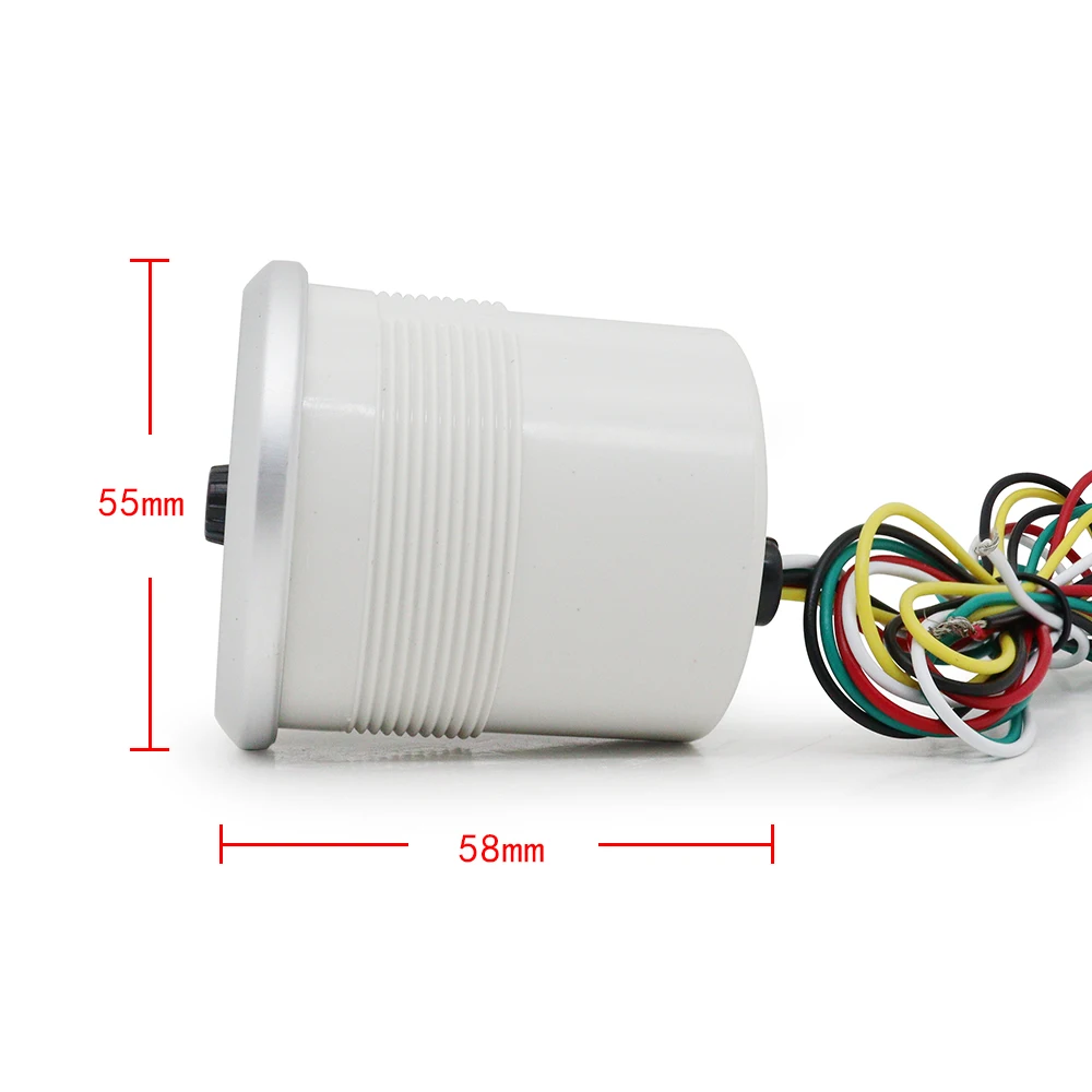 Tacómetro universal coche 52 mm, 8000 RPM, 1-8 cilindros - imagen 5
