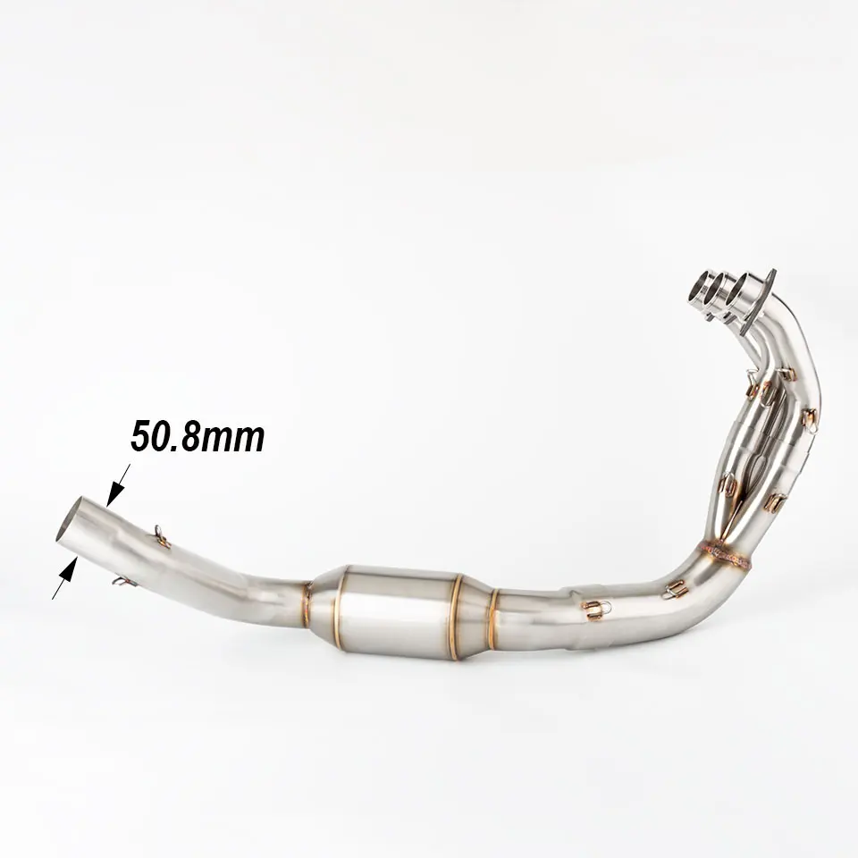 Tubo de enlace de escape de acero inoxidable Yamaha MT-09/FZ-09 - imagen 5