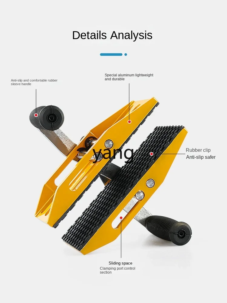 Pinza doble CX para vidrio y mármol – elevadora profesional - imagen 5