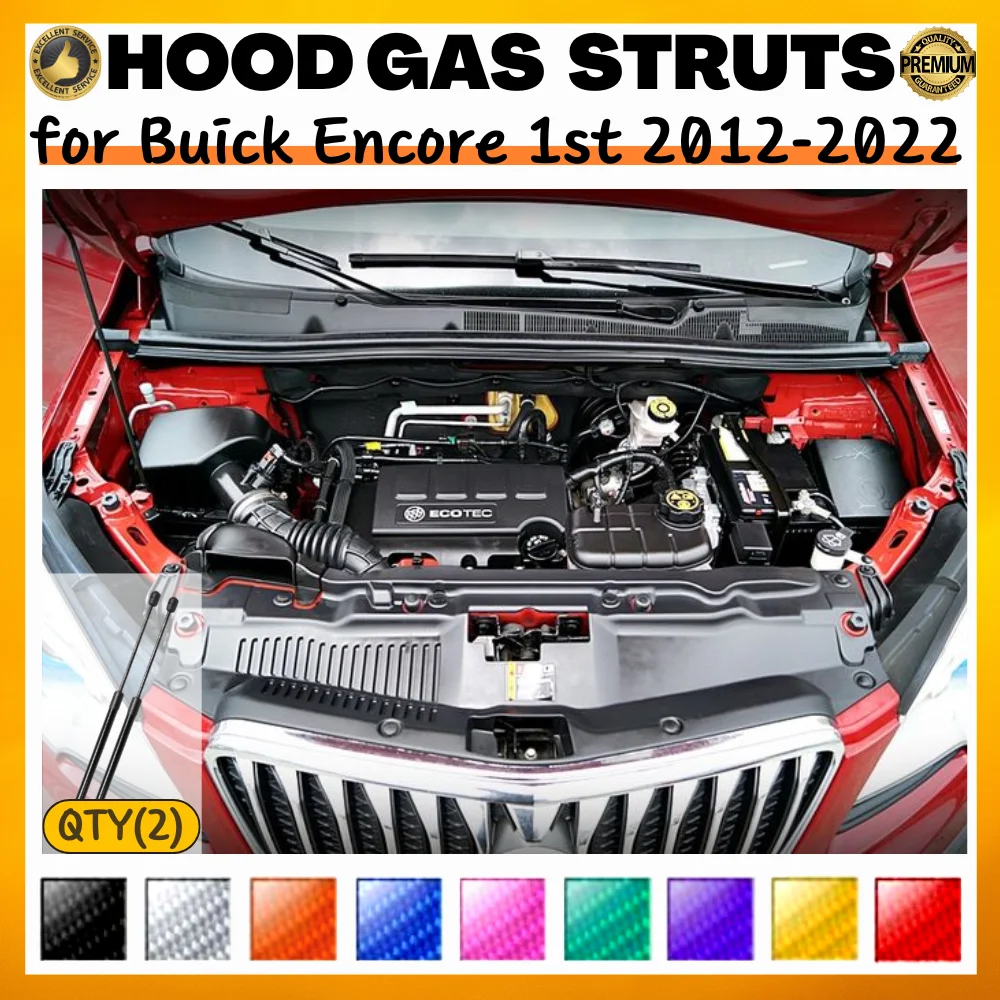 Puntales de capó para Buick Encore Vauxhall Mokka A (2012-2022)