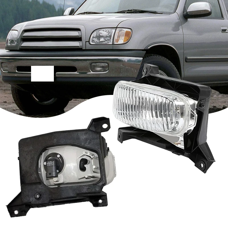 Para Toyota Tundra Pickup 2000 2001 2002 luz de parachoques delantero de coche luz antiniebla luz de circulación diurna conjunto de luz de señal de conducción