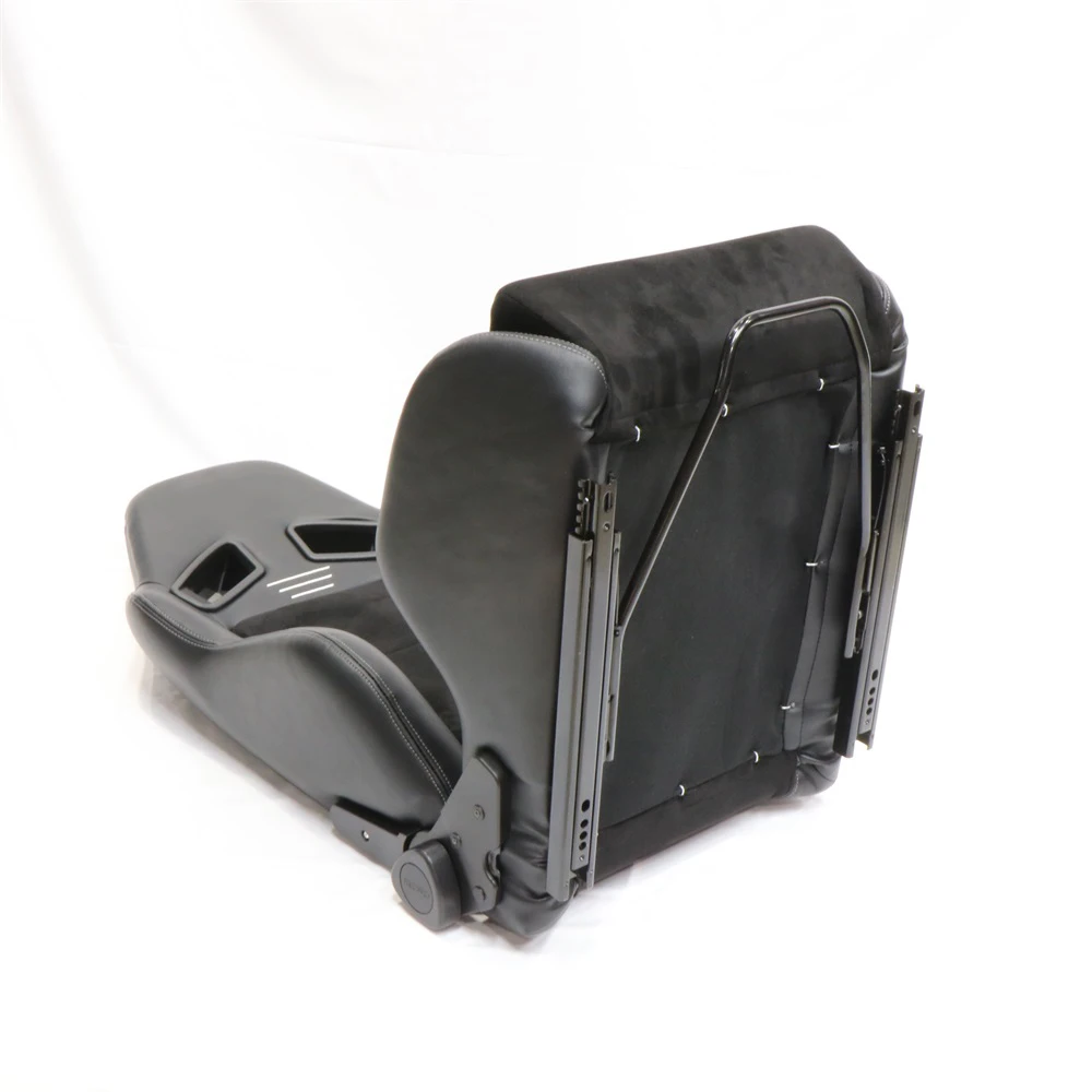 Asiento deportivo VELOT universal - respaldo alto, refuerzos laterales, PVC ante negro - imagen 5