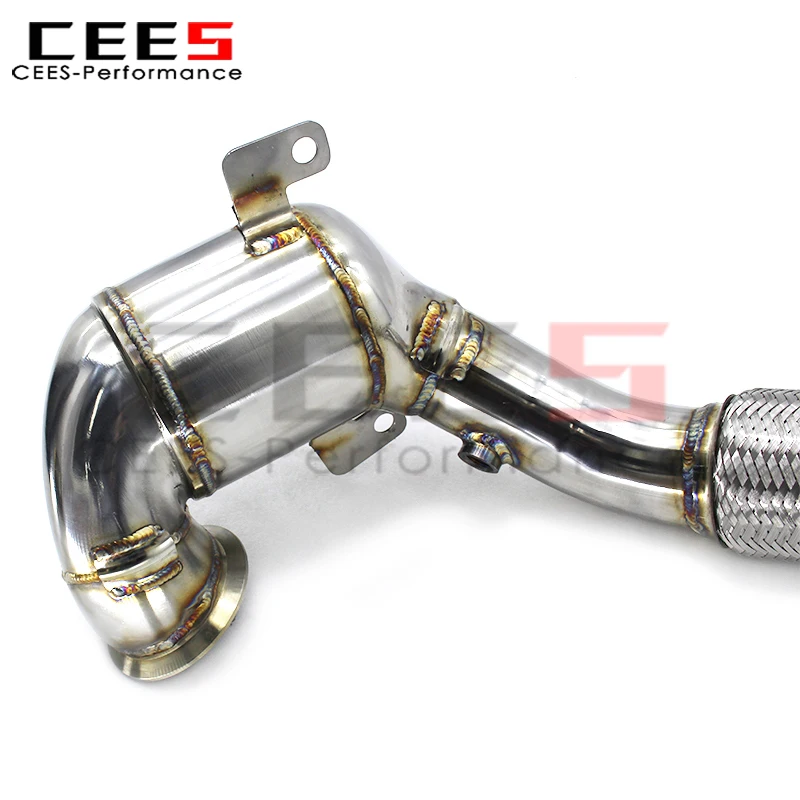 Cees Catted Tubo deportivo VW Golf VIII 2020-2023 acero inoxidable - imagen 4