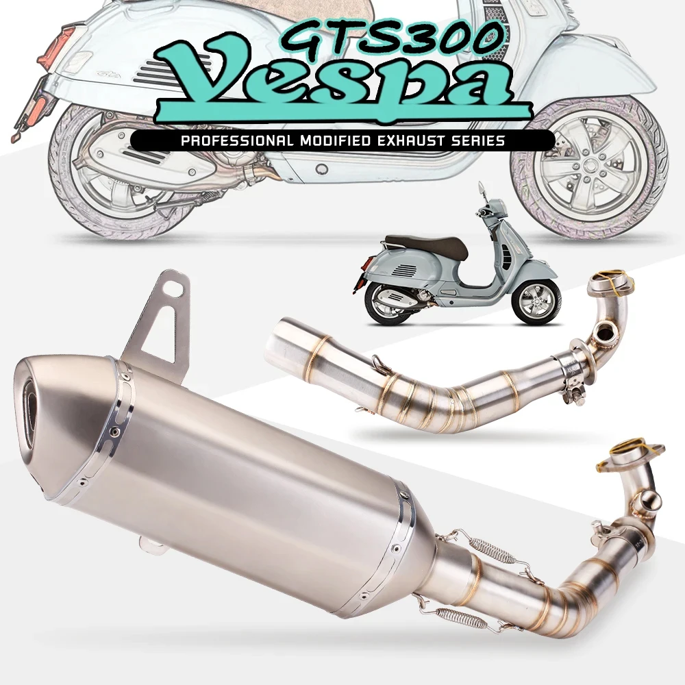 Tubo intermedio de escape Vespa GTS 300 2007-2020 - imagen 2