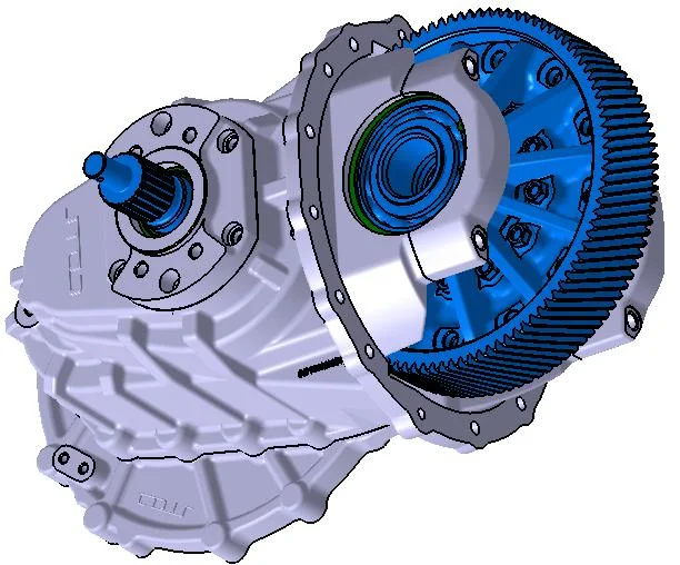 Eje trasero eléctrico Brogen Motor compatible con camión Delivery - imagen 2