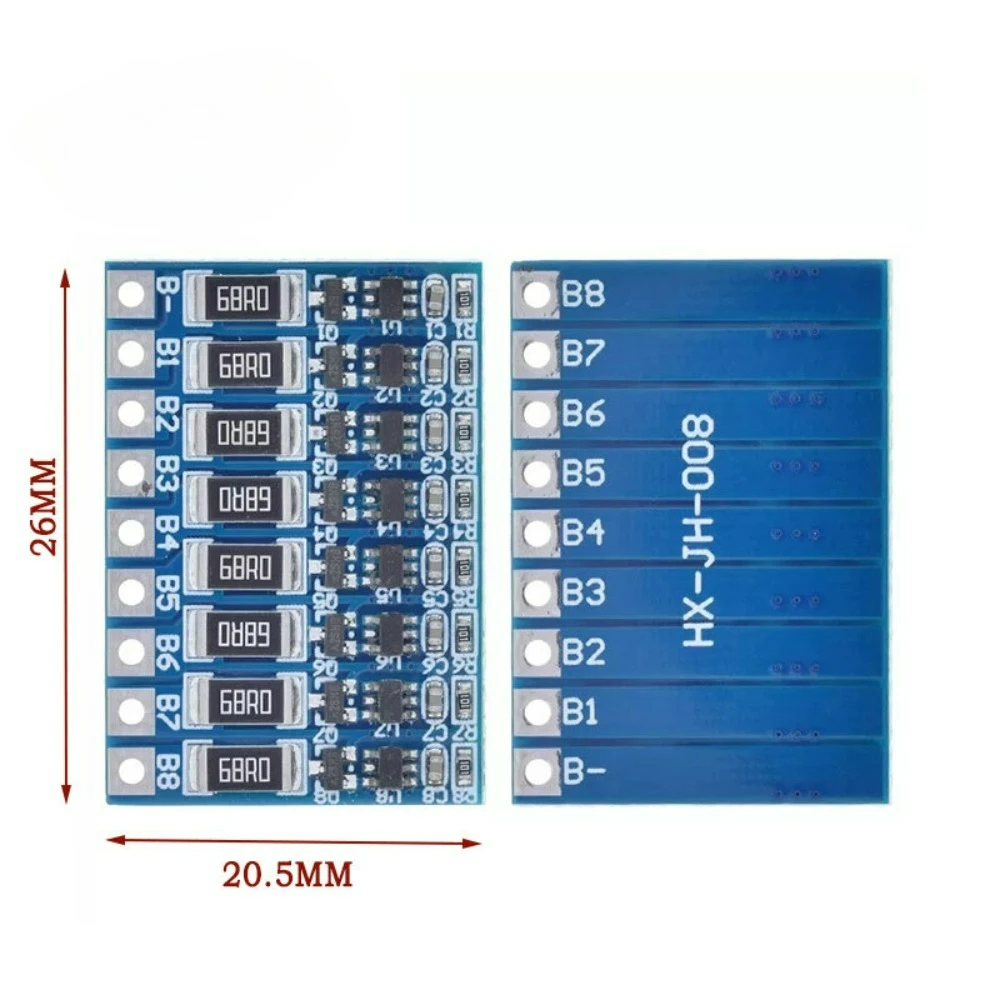 Placa equilibradora BMS lithium 3S-8S 11.1V-33.6V para vehículo eléctrico - imagen 2