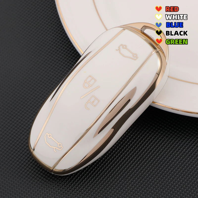 Funda TPU llave Tesla Model 3 Y X S 3 botones carcasa protectora - imagen 3