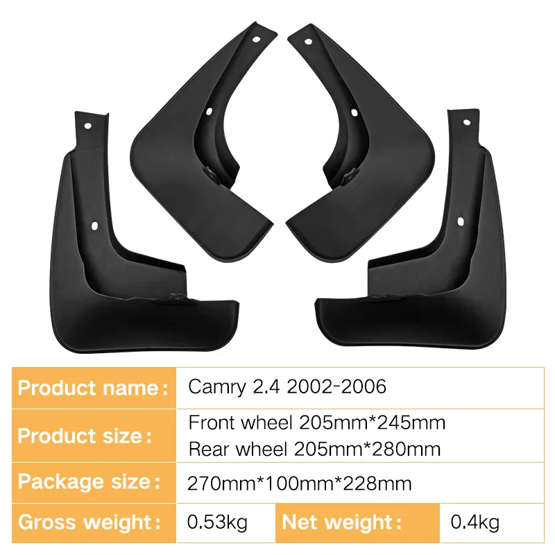Guardabarros delantero Toyota Camry 2.4 2002-2006 pieza de repuesto - imagen 2