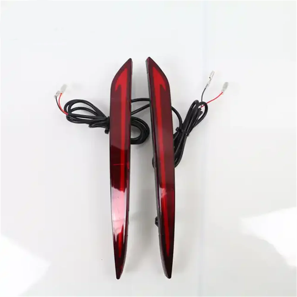 DRL LED para Ford Mondeo Fusion 2013-2018 luz LED para parachoques trasero lámpara antiniebla con frenado luz trasera de conducción lámpara de marcha atrás - imagen 4