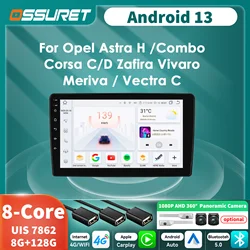 Autoradio con CarPlay y Android Auto BT para Opel Astra H 2004-2010