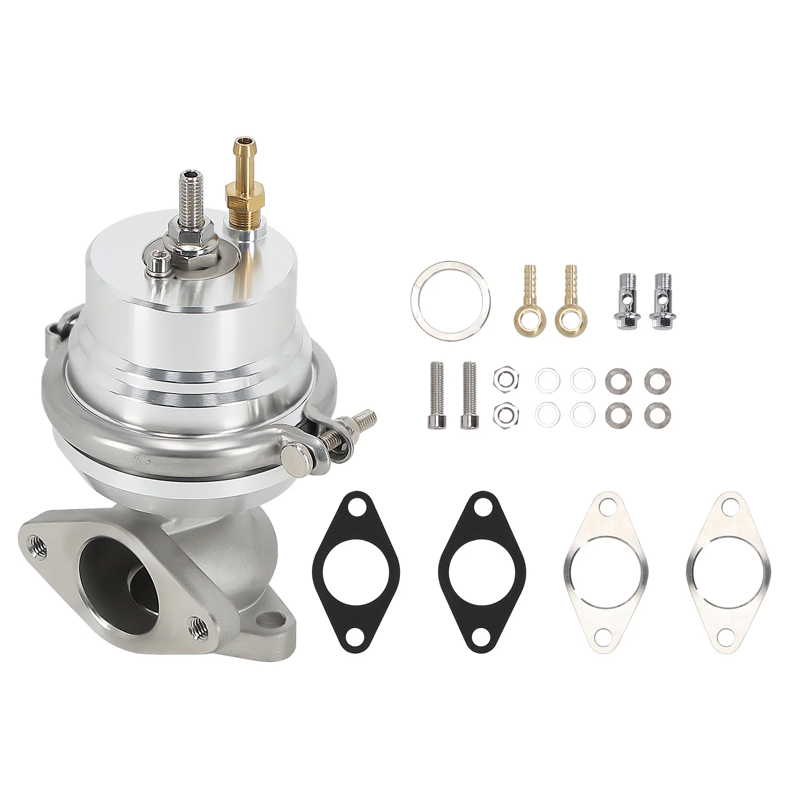Turbocompresor T3/T4 T04E con líneas de aceite y BOV - imagen 5