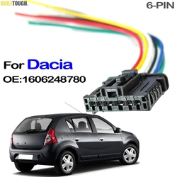 Conector luz trasera 6 pines 1606248780 para Dacia Logan Sandero Duster