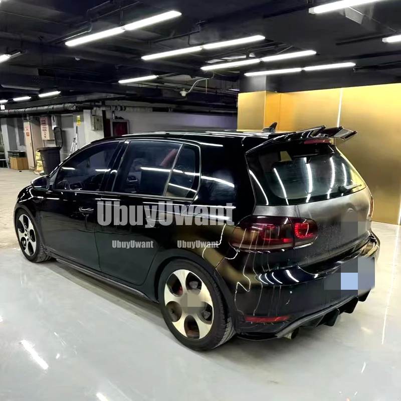 Aletas para alerón de techo trasero Volkswagen Golf 6 GTI/R - imagen 2