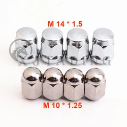 Tuerca de cubo de rueda cromada M10x1,25 para llanta de aluminio